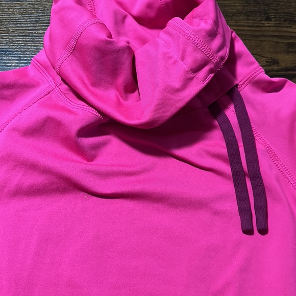 Nike Pro Hot Pink Pullover fleece Sweatshirt - Picture 5 of 7